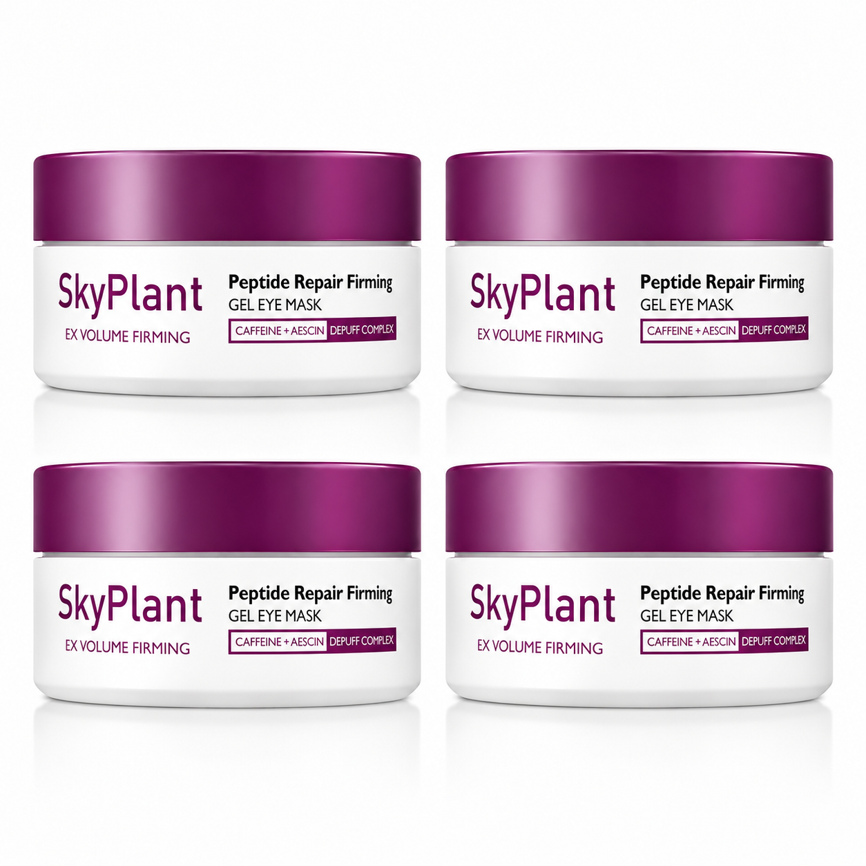 Calcium Volume Under Eye Patches for Puffy Eyes & Dark Circles, Hydrogel Eye Mask for Wrinkles, Fine Lines & Sagging Skin