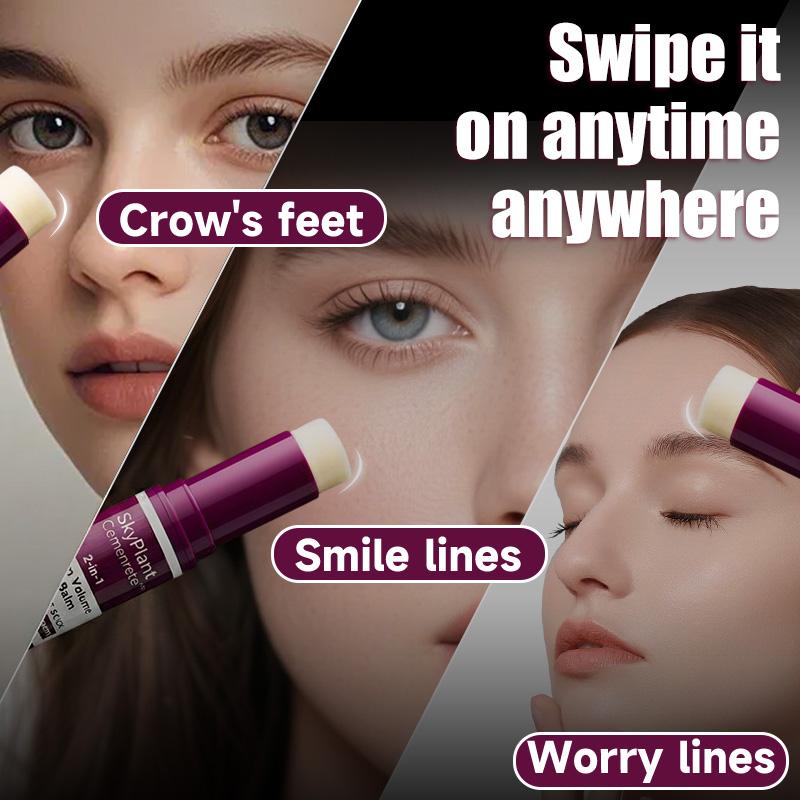 Collagen Multi Balm Stick, Calcium & Adenosine Korean Wrinkle Stick for Eye, Neck & Face