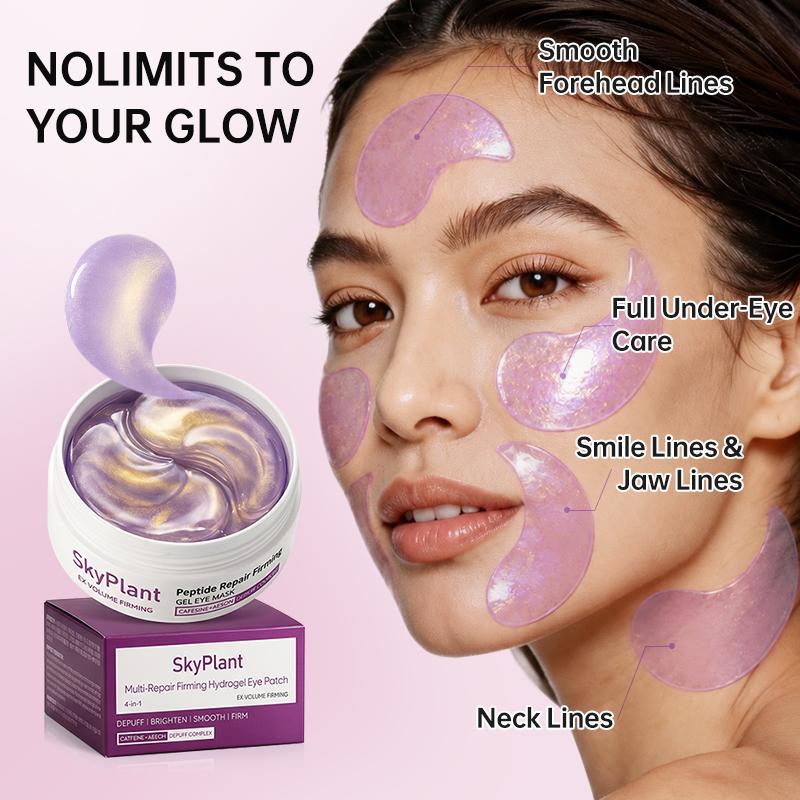 Calcium Volume Under Eye Patches for Puffy Eyes & Dark Circles, Hydrogel Eye Mask for Wrinkles, Fine Lines & Sagging Skin