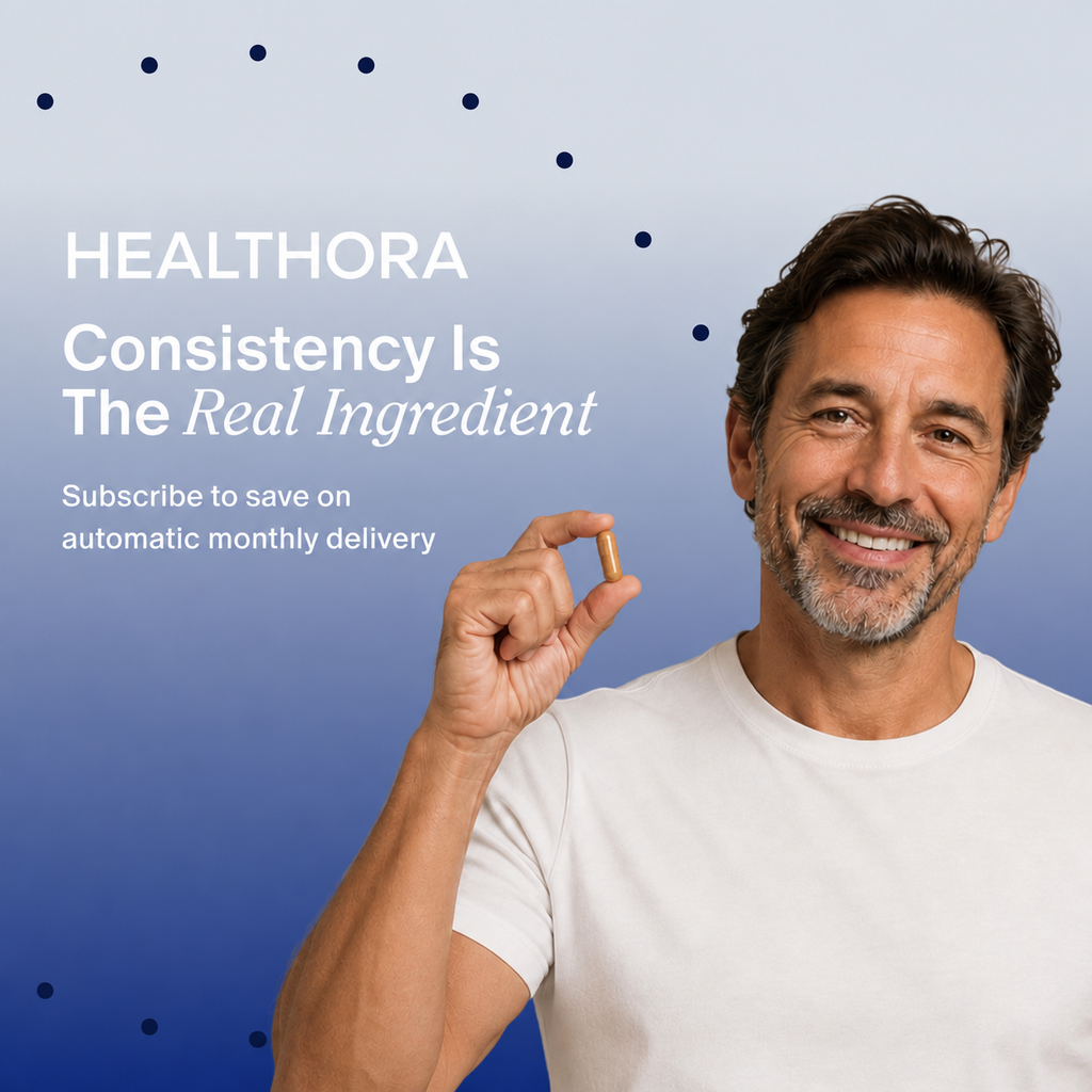 Healthora Prostate Health Supplements for Men, 90 Vegan Capsules