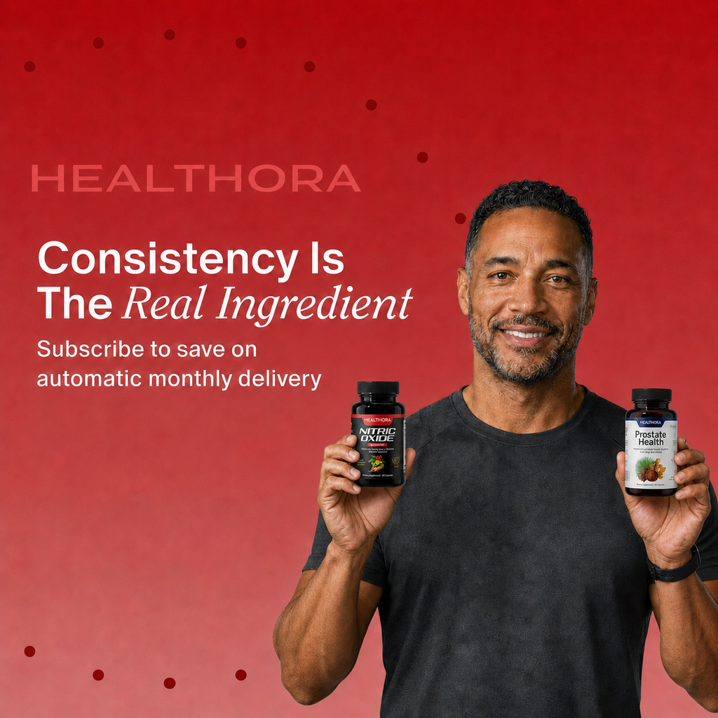 Healthora Prostate Health + Nitric Oxide Booster Bundle